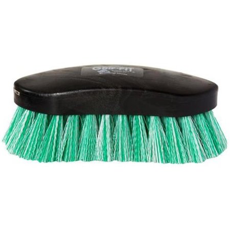 DECKER 28 Synthetic Grooming Brush Green  White 753800283